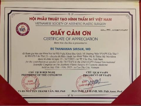 Vietnamese Society of Aesthtic Plastic Surgery